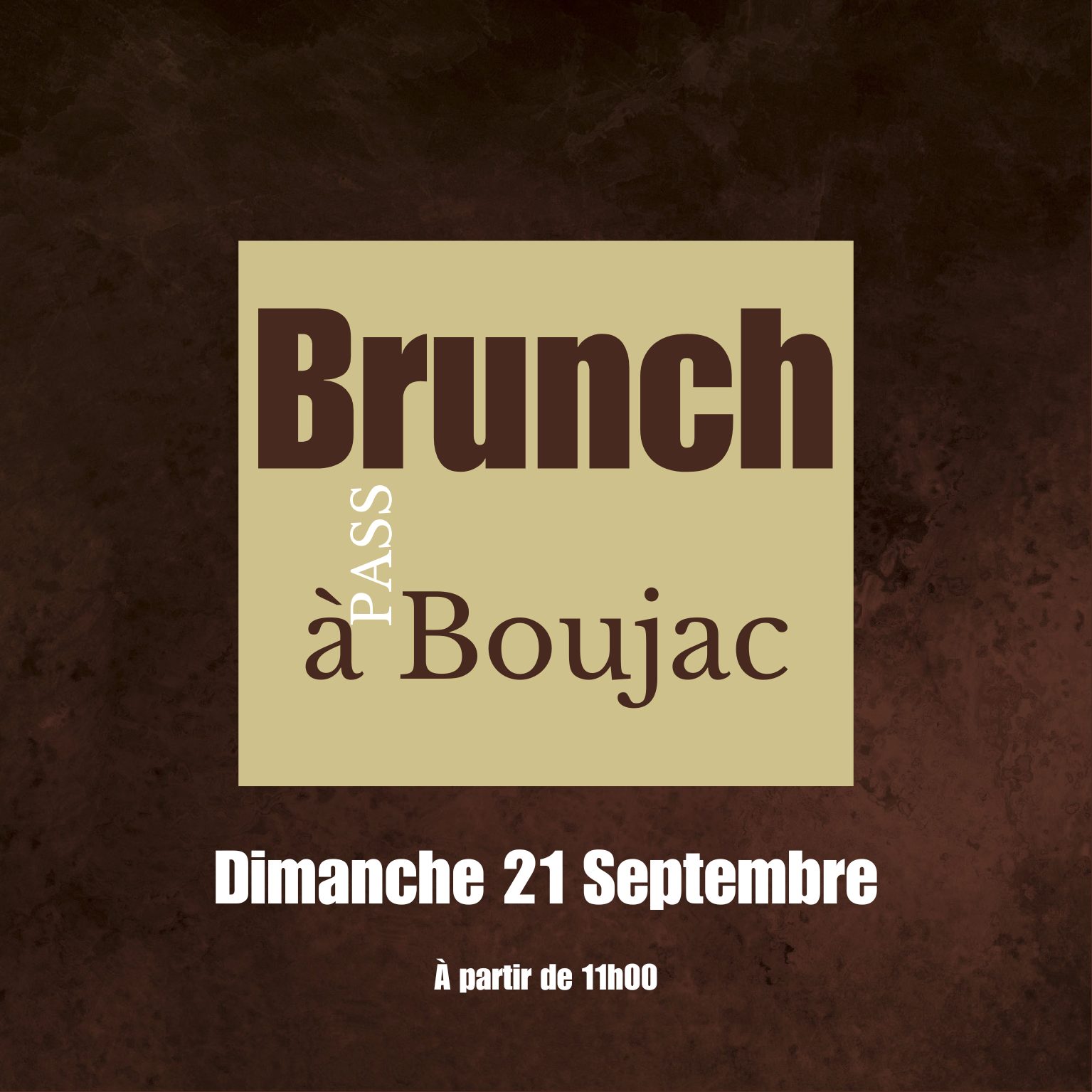 Brunch au Château Boujac - 21 Septembre 2025